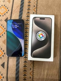 iphone 15 pro max  بطارية 87  شرق اوسط نموذج M السعر مليون و 100 وبي م...