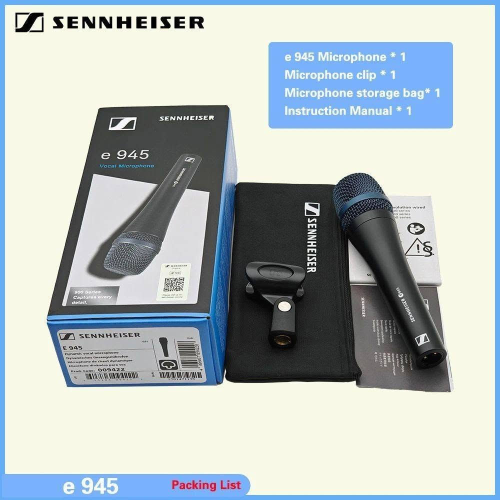 ميكروفون ديناميكي من نوع Sennheiser e 945 يتميز بهيكل معدني متين ونمط التقاط قلبي الشكل. 
جديد ما مستخدم السعر ١٠٠ 
حجز واتس ***********
