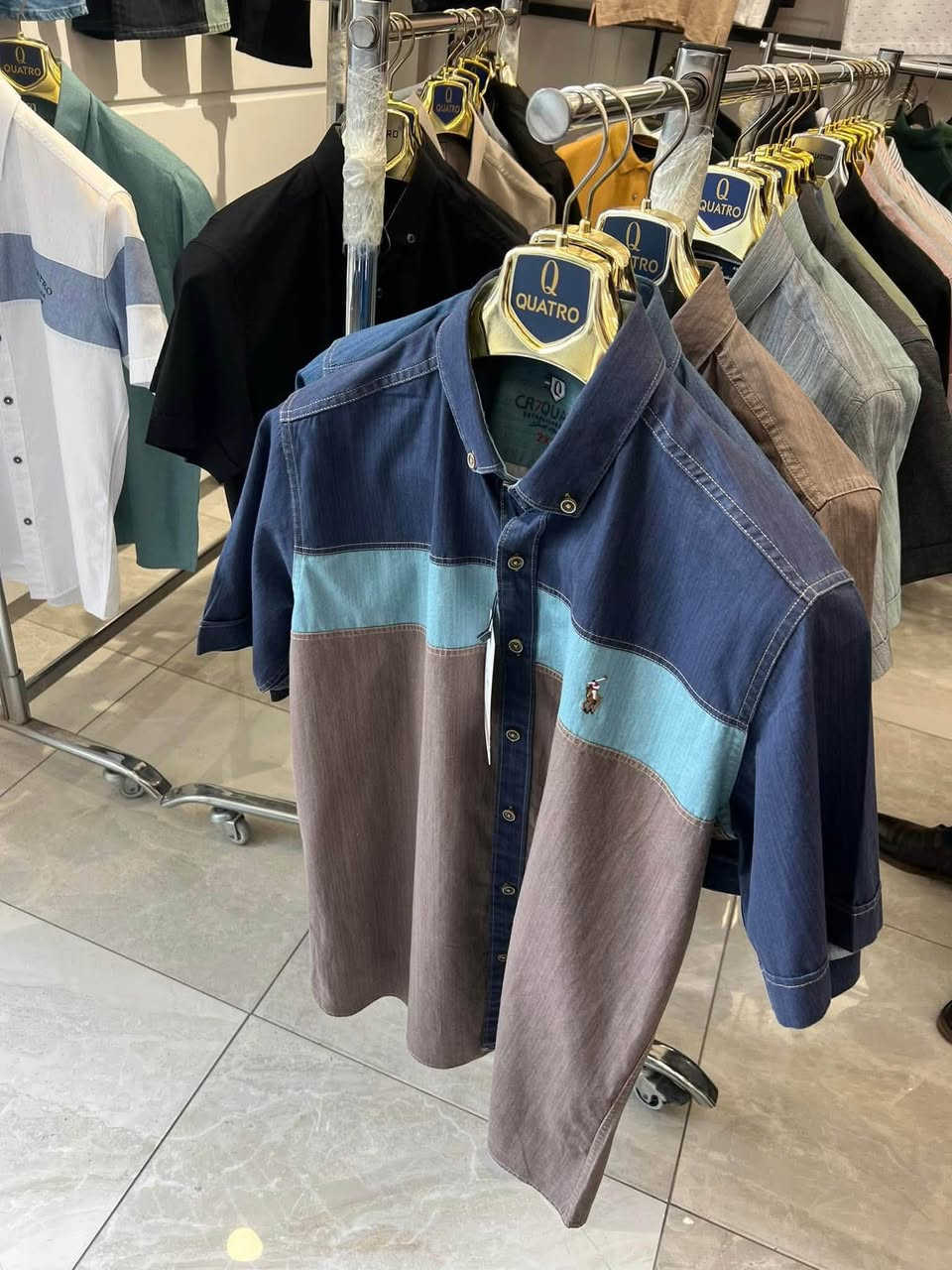 🔱🔱🔱 😍🔱🔱🔱

 جديدنااا🔥#ازياء_اسطنبولIstanbul.fashion🏷

⭐️نقدم لكم أحدث الموديلات✅🔥

#قميص رسمي ماركة QUATRO🏷
 يتوفر جميع الاوان❤🙋‍♂️

قياسات S-M-L-XL-XXL-3XL-4XL-5XL-6XL🔰👖

 🥇لمن يبحث عن الأناقه والشياكه تجدونها لدينا فقط🥇
_________🔥⤵️⤵️⤵️⤵️⤵️
هاتف *********** 
#العنوان_قضااء_النصر_الصوب_الكبير 
-عمارة بيت نغيمش _شارع_الجسر🔎
