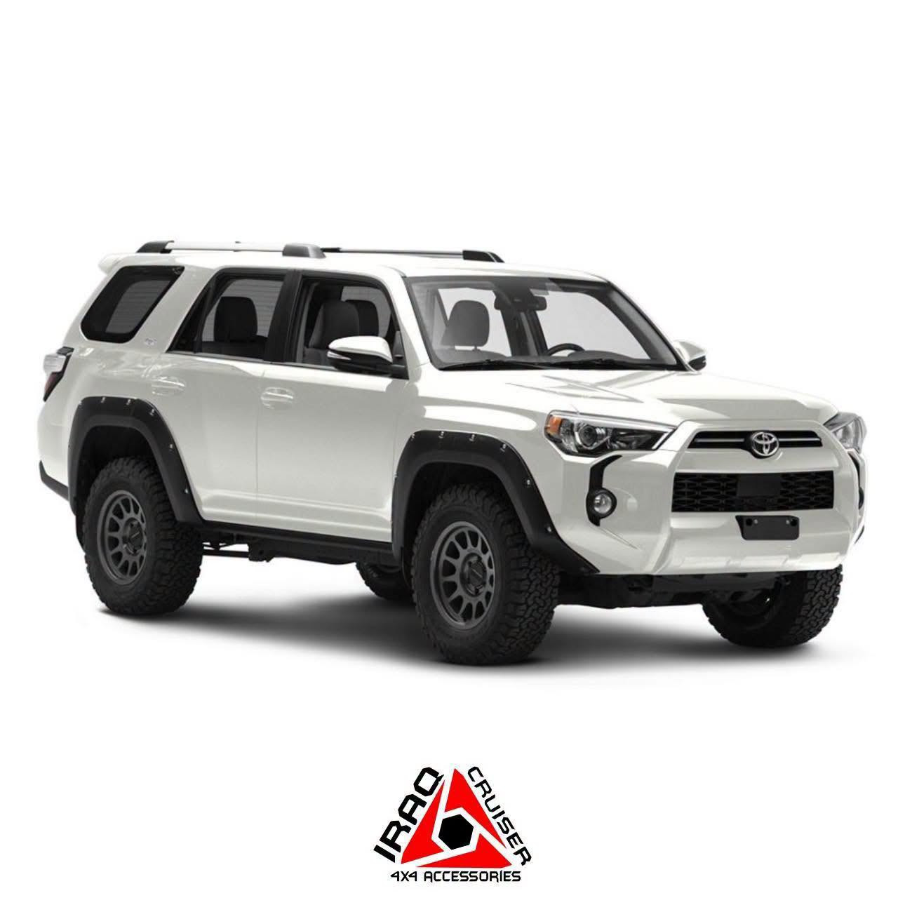 زبائننا الكرام ✨
توفر من جديد 
فندرات Toyota 4Runner 
تصميم مميز جداً
صناعة ممتازة
بدون اي تأثير على هيكل السيارة 
مع كافة المواد اللازمة للتثبيت ✅
———————————————-
📍عنواننا/ بغداد الشعب حي عدن 
التوصيل متوفر لكل العراق 
***********

نص مكتوب في الصور:
- IRAQ CRUISER 4X4 ACCESSORIES