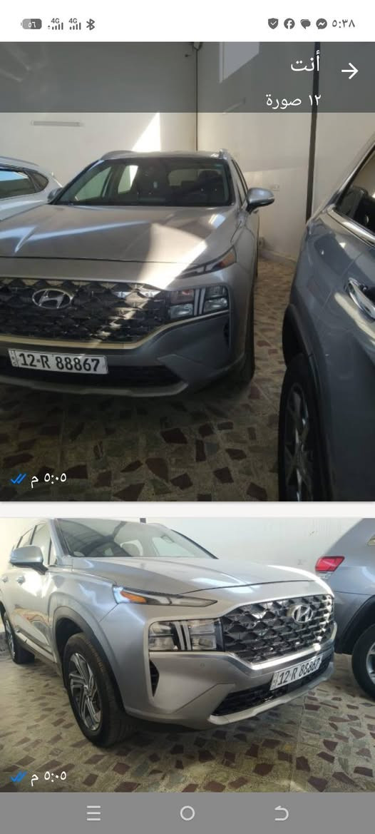 السلام عليكم
سنتافي 23 وارد امريكي بيع فقط 
مرقم نينوى بسمي 
عداد/20 الف ميل
ضرر /تبديل بوند فقط
السيارة فور ويل
تفاصيل /***********
واتساب فقط

