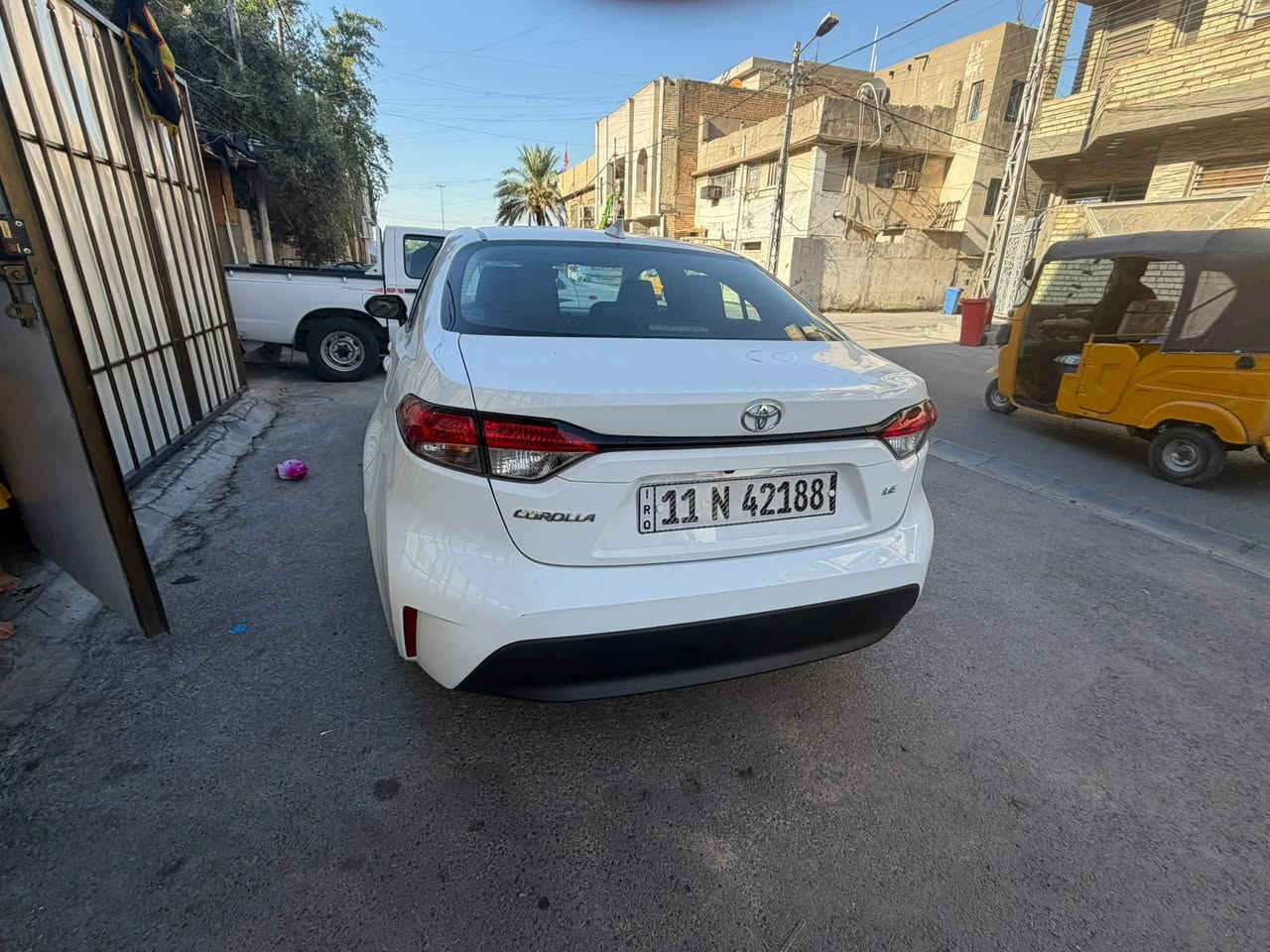 السلام عليكم 
كورلا LE 2023 وارد أمريكي رقم بغداد 
حادثها فقط بنيد امبدل و نفس ألون بدون صبغ بدون بارد 
مواصفاتها معروفة كامرة و رادار اشاير بالمري تحكمات ستيرن 
توقف ذاتي اوتو هولد سايد بريك كهرباء لايت زينون 
السعر 156 
غير متواجد على الفيس 
***********
