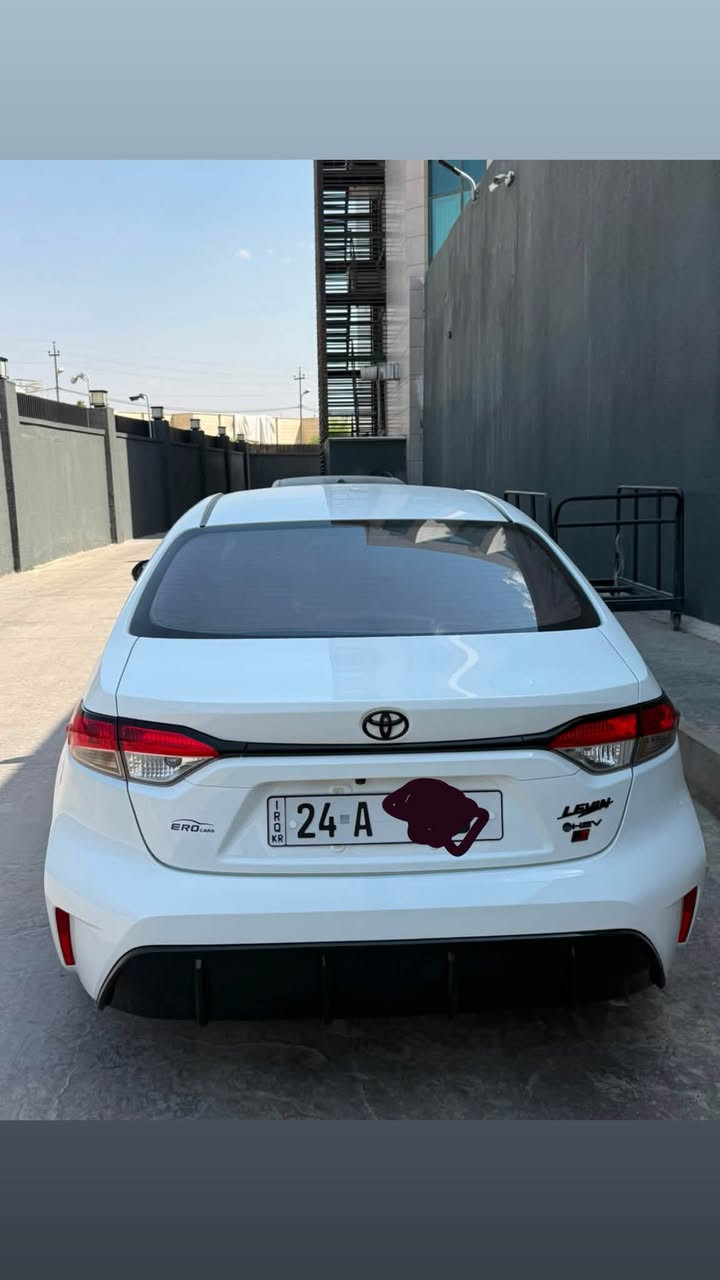 Toyota Corolla Levin GR HEV 2025 للبيع
🔹 المواصفات:

• موديل 2025

• فئة GR الرياضية

• Hybrid HEV ⚡⛽

• محرك 1.8 لتر

• نظام تحديد ومساعدة على المسار

• نظام التحذير/منع التصادم الأمامي 🚨

• مثبت سرعة

• Auto Hold

• هاند بريك كهربائي

• كاميرا خلفية

تبريد قطعتين

• شاشة وسطية

• إضاءة LED

• سلايت

• جنوط GR سوداء

• سبويلر خلفي رياضي

بيها ملاحظه بالباب مثل ماموضح بالفديو 

📍 الموصل

💰 السعر: [160]

📞 للتواصل[***********]
