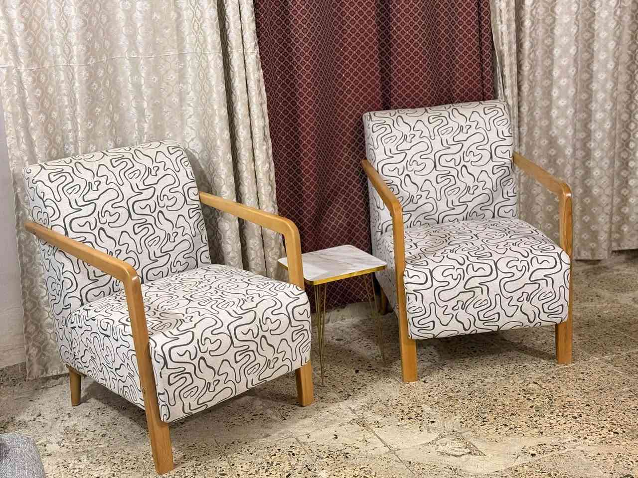 طقم كنب ١٠ مقاعد • ٢ كنبة رباعية • ديوان امريكي ٢٣٠×٣٥٠