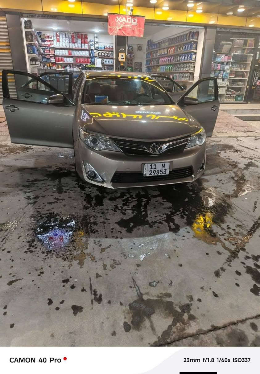 سلام عليكم 
كامري ٢٠١٣ خليجي 
كفاله عامه بيها فقط بارد 
مكانها الانبار الرمادي 
السعر ١٤٣ وبيها مجال 
رقم الهاتف ***********

