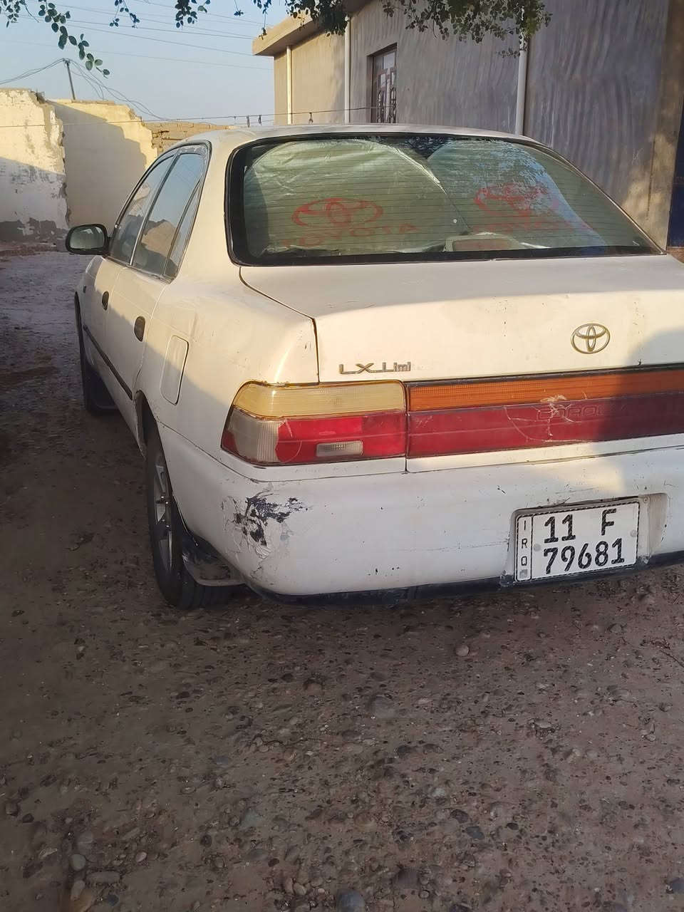 السلام عليكم
كورلا موديل 1994 
محرك 1600 
أرقام إنكليزي 
السعر 45 وبيها مجال 
العنوان ديالى المقدادية شهربان 
***********
