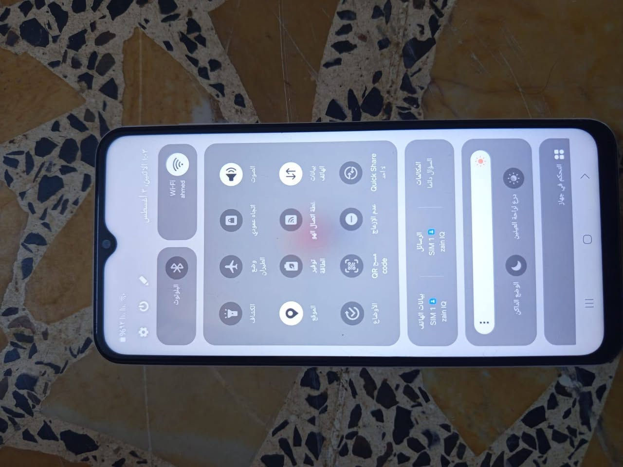 السلام عليكم  
جهاز للبيع A13 
ذاكره 64 
بطاريه 5000 
شاشه نضيفه كلشي ما مبدل بي وبعده نضيف شحن مضبوط ب كامل وجاهز من كل التفاصيل 
السعر 85 وبي مجال  ***********
