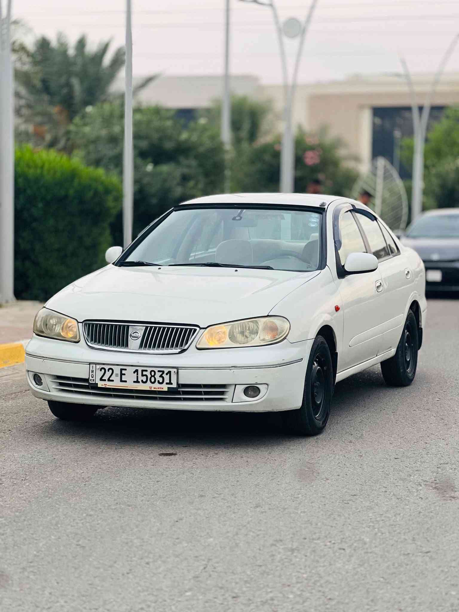 السلام عليكم / للبيع بسعر مناسب جداً  88$ اعتذر عن الاقساط والوعده/ نيسان صني ياباني الاصلي فول اوتوماتيك/ موديل 2009 / لون أبيض صدفي/ السياره جاهزه من كل النواحي/ بعدها بلاديه وعلى وضع الشركه/ السياره مكفوله من الصبغ/ ماعدا ربع باب السكن مرشوش أثر شخط/ السياره كير ومحرك وتبريد وتدفئة/ وصدر وتخم تاير وكهربائيات كله جديد/ محرك أسود المرغوب/ وين يعجبك أفحص/ العنوان تكريت القادسيه/ للاستفسار *********** / ***********
