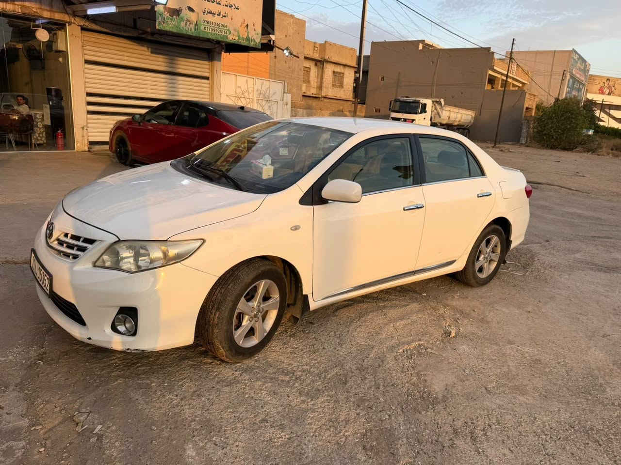 كورلا 2013 خليجي 
رقم سليمانية سنوية نافذة صارلها يومين كابون ماشتر شرعي بالموصل 
محرك 1800 شرط مامفتوح وشرط مابي شي
كير اوتووماتيك جامات كهرب تبريد شغال 
شاشة وكاميرا 
السيارة بيها شبر صبغ بالب فقط والباقي شرط 
السعر 128 وبيها مجال
 ⛽  العنوان الموصل شارع بغداد مقابل جامع الاغوات مكتب المدين🌏 
🛑  اوقات العمل🕰️ من الساعه التاسعه صباحا الى الساعه العاشره ليلا🛑
🛑بلتلفون قفل ماكو تعال ودفع سعر اليعجبك 🛑 

🔴 غير متواجد على الفيس والماسنجر 

العنوان موصل جديدة شارع بغداد مكتب المدين
 
الاتصال ع الارقام 
***********
***********
