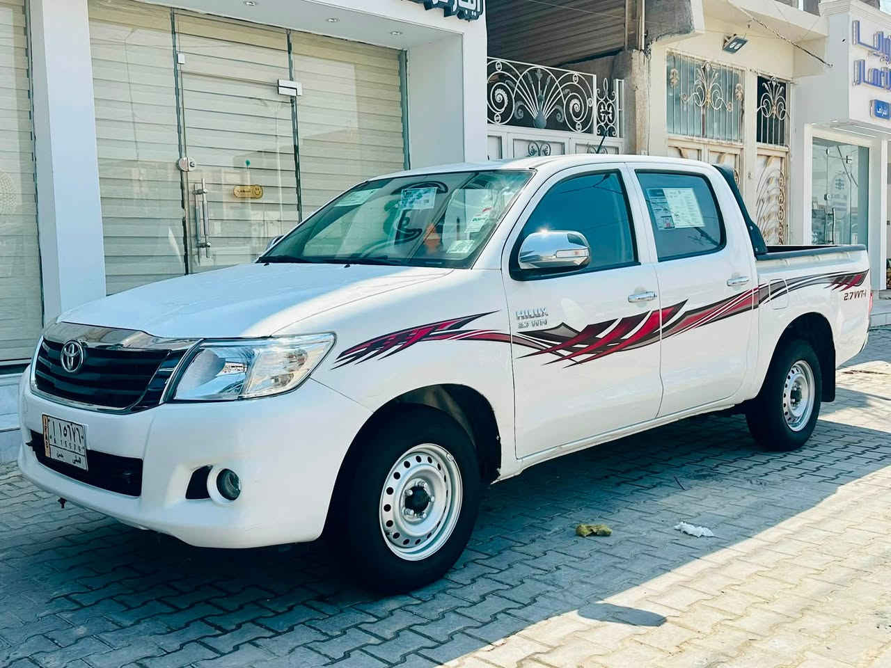 سلام عليكم البيع تويوتا هايلوكس ٢٠١٤ رقم مثنى مكفوله كفاله من الصبغ والتبديل مكينه مامفتوحه سياره جديده كلش معنى الكلمه السعر ١٧٥ ورقه مكان السياره السماوه حي الحسين اي استفسار انتصل ***********
