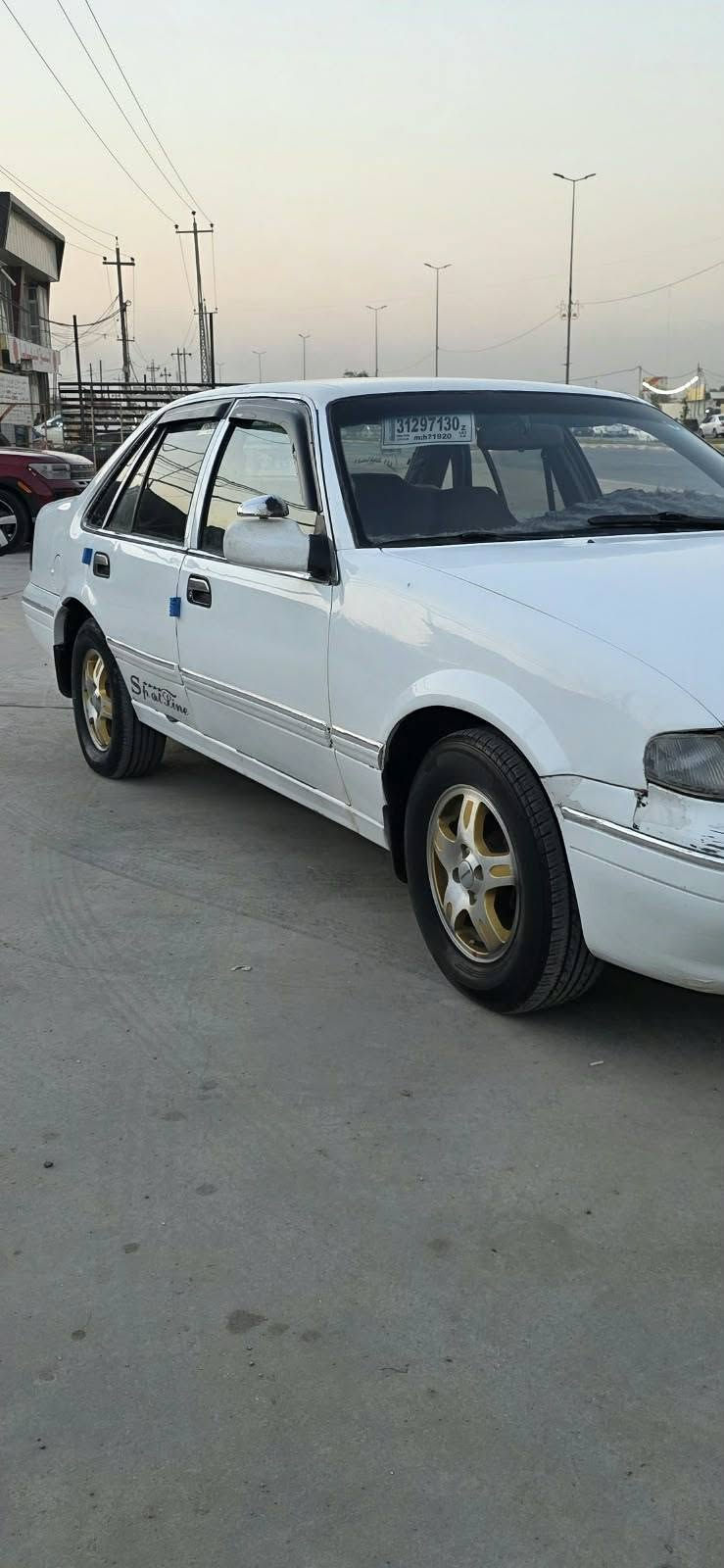 للبيع
برنس فراشه 
موديل 1996
رقم بغداد دولي
مكينه مفتوح 
كير اوتماتيك 
مصبوغه للجماليه 
تبريد منضوته كامله 
السعر 26 وبيه مجال 
مكان بابل المسيب
***********
***********
