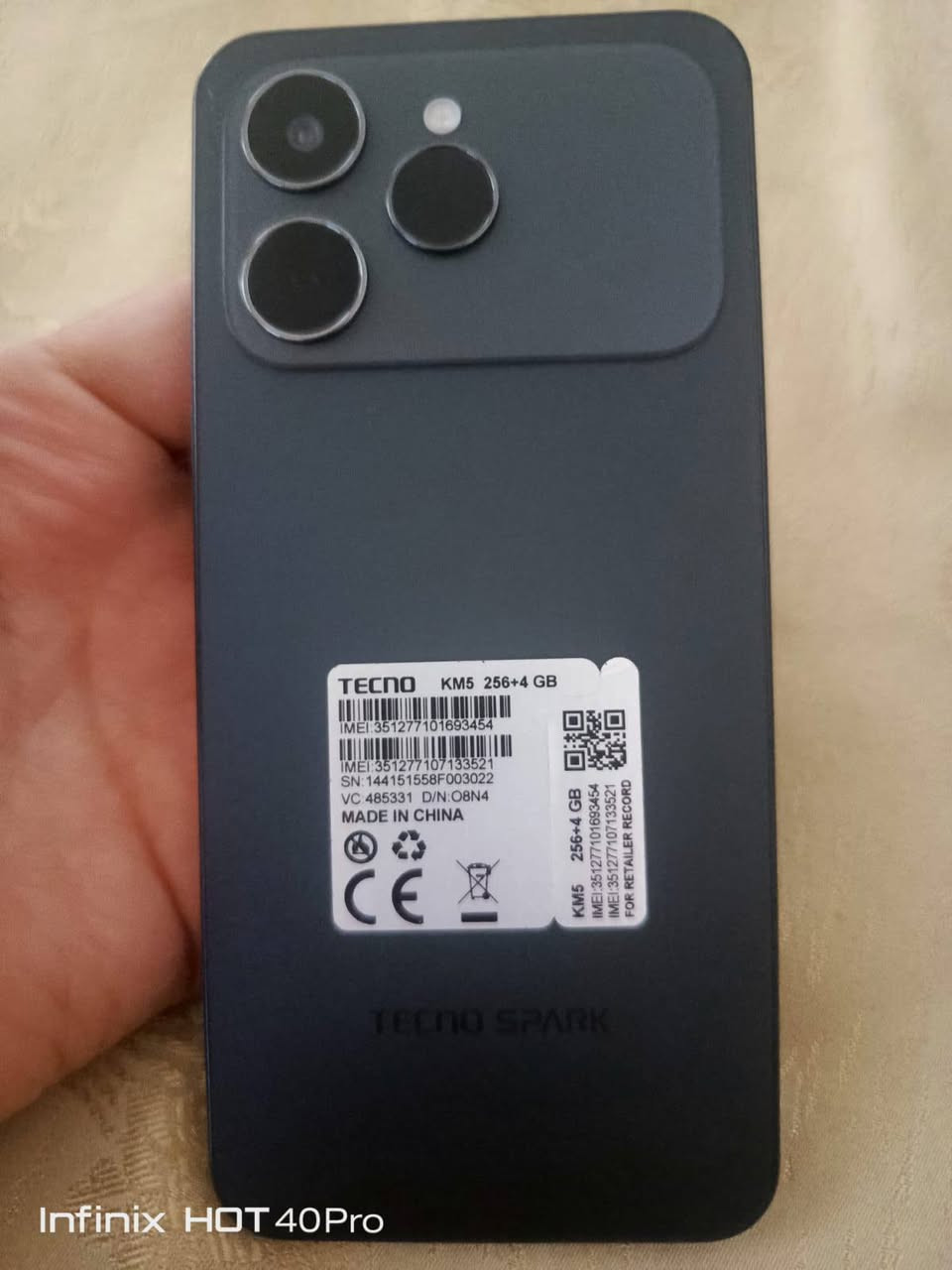 مكان بغداد العبيدي
سلام عليكم موبايل للبيع TECNO SPARK 40 بطاريته 5200 رام 4 256 كيكه بي ضربه بل شاشه صارلي شهرين من مشتري سعر 150 قفل رقم التواصل ***********
