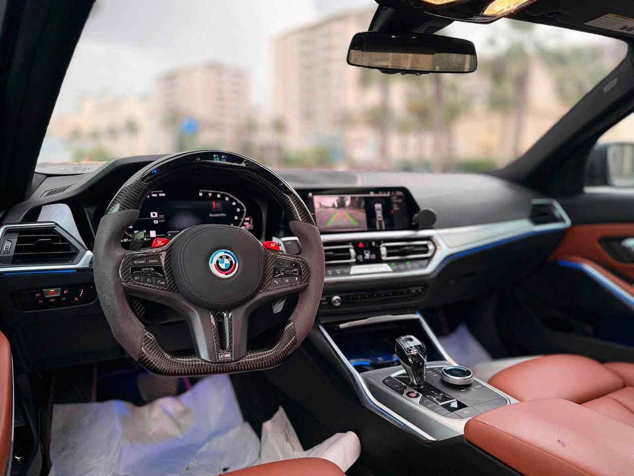 السلام عليكم 
BMW 330i 2022 
Kit M Package (340i)   74,000 mile 
گير +محرك  + راديتر + تبريد  كله بشرط 

ضرر  السيارة : فقط بوند ومبدل M 3 
ربع جاملغ سايق تعديل بارد + شبر صندوق بدون تعديل موضح بالصور  
ارباگ  برده وسكان  بدون دشبول
السيارة مصروف عليها خير من الله 

فـــــول مـــواصـفــات ١/١

دعاميات محدث ٢٠٢٤ 
بكلايت دراگون
اكزوز رياضي كامل ٣ وضعيات 
سترين كاربون RPM   
شاشة دشبول ديجيتال ( M 3 )
گير كريستال 
اربعة ابواب بصمة
تشغيل عن بعد
هاند بريك بصمة 
مرية شفط كهربائي 
ويل M  نجمة
داخل قيسي 
(𝐀𝐮𝐭𝐨 𝐒𝐭𝐚𝐫t)
(𝐀𝐮𝐭𝐨 𝐒𝐭𝐨𝐩)
تحديد سرعة
Car play & android auto 
كاميرا خلفي حساس‎
رادار امامي (تحديد مسار) 
رادار جانبي  (نقاط عمياء)
رادار خلفي (التحذير من الاصطدام)
حساسات امامي
حساسات جانبي 
حساسات خلفي 
كشنات جلد 
سلايت 
كشنات كهربائي
كشنات خزن+ميموري 
تحكم ستيرن  + شفتات M
تبريد مركزي 
لايتات ليد وعدسة زينون 
بلوجكترات ليد زينون 
وبعد هواي مواصفات اخرى…
السيارة جاهزة ومرتبة ومميزة بدون مصاريف 
هزه فحص سنوية جديد بأسمي تحويل مباشر 
تفاصيل اكثر الاتصال علی رقم  التالي‏ 

***********
***********
