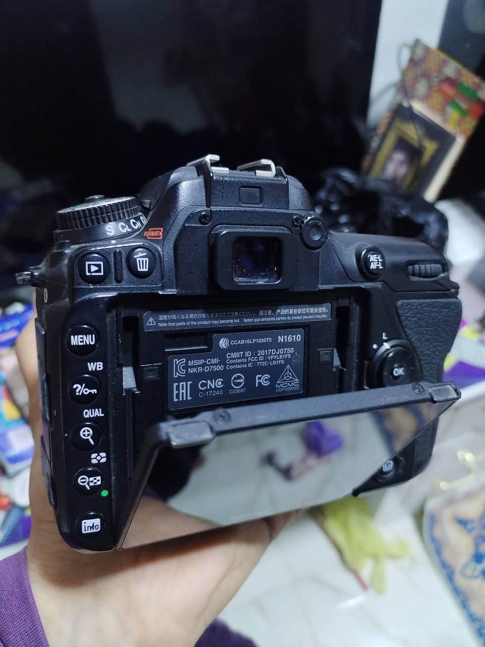 للبيع Nikon D7500 ملحقات كامله عاطل بيت الرام تصليح بتكلفة بسيطه
السعر السعر 650 متوفر توصيل جميع المحافظات
*********** والخاص مفتوح
