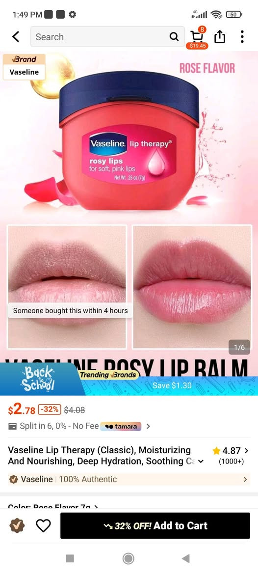 اهم منتجات الماركات العالمية موجودة على موقع شي ان متل dove .. Vaseline..Garnierمع حسومات بتوصل ل 90٪
اختاروا اي قطعة من الموقع بتوصل لاربيل مع عمولة شحن نصف دولار عالقطعة فقط و خصومات للسلات الكبيرة كمان 🎉🎉
***********
https://chat.whatsapp.com/C1pJRLDpdCVC5tQGaOwIkn?s=cl&p=a&ilr=1
#erbil #shein #dove #Vaseline #Garnier #ordinary
