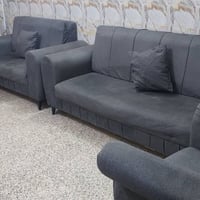 سرير أطفال طابقين • كنبة ٧ مقاعد • نضيف