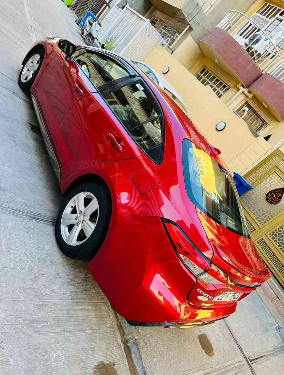 للبيع كورلا
موديل 2020 
ضررها  باب سايق السونار بالمنشور
بدون نقص تبريد محرك كير مكفول 
تخم تاير جديد موصفات ال اس اي 
داخل ابيض مميز جديده مال بيت 
معروضه 125 بيها مجال 
السياره بأسمي 
تحويل ثاني يوم 
رقم صاحب السياره 
***********
