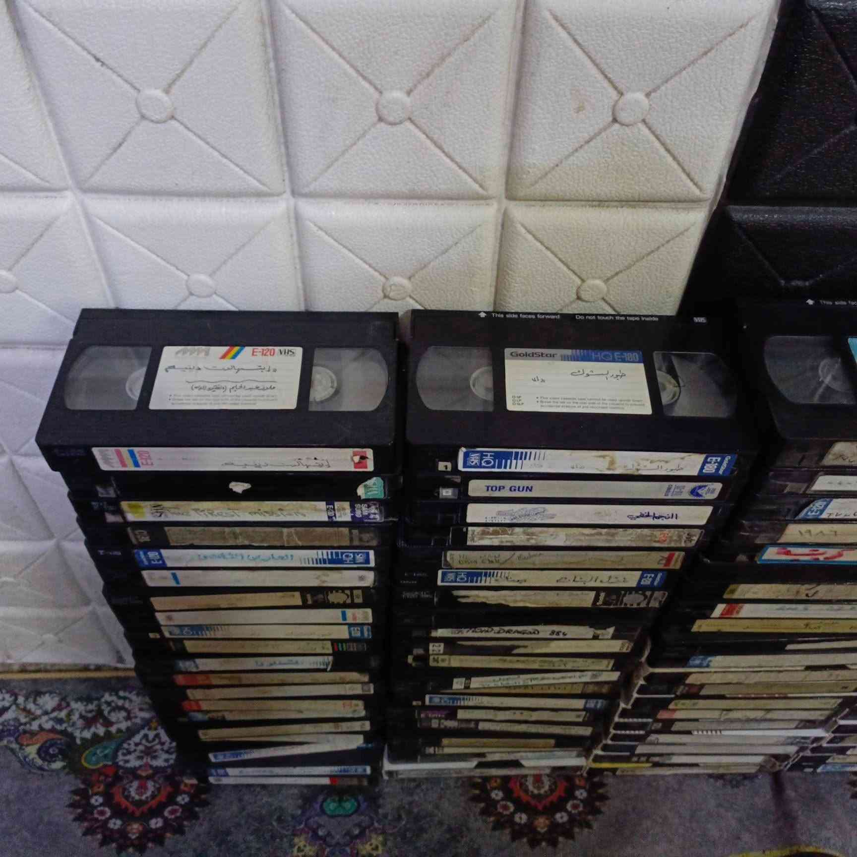 كاسيت VHS • ٨٠ كاسيت • عربي عراقي واجنبي