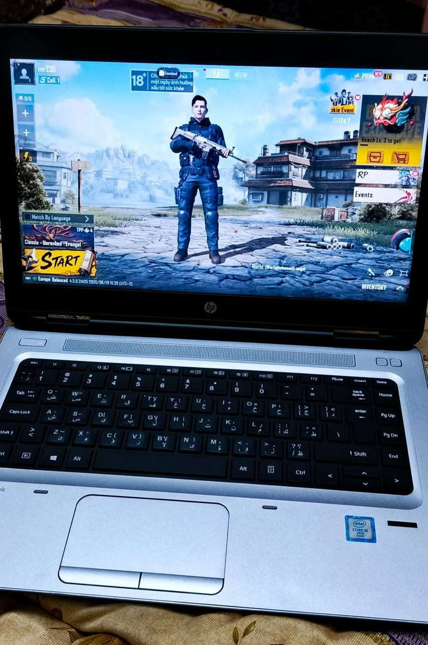 لابتوب HP كوراي5 جيل السادس6 هارد 256ssd اس اس دي رام8 لابتوب فول وسعر مناسب ❤
بطاريه  2ساعتين 
نضافه اللابتوب 95٪
بي العاب وبرامج ومنزله 
GTA
وببجي 
وبرامج تواصل الاجتماعي والاكسل والاورد 

المعالج (Processor): Intel Core i5-6300U بسرعة 2.40GHz

الذاكرة العشوائية (RAM): 8.00 جيجابايت

سعة التخزين (Storage):  256 جيجا)

كرت الشاشة (Graphics): Intel HD Graphics 520 [1]

سعر اللابتوب 190الف وبي مجال شراي راسلني او  اتصل على الرقم *********** عندي توصيل موجود
