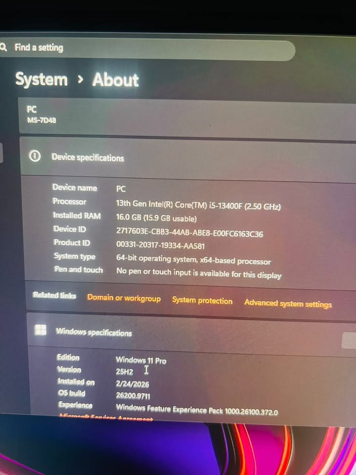 RTX 4060 Ti • i5-13400F • 16 جيجا رام