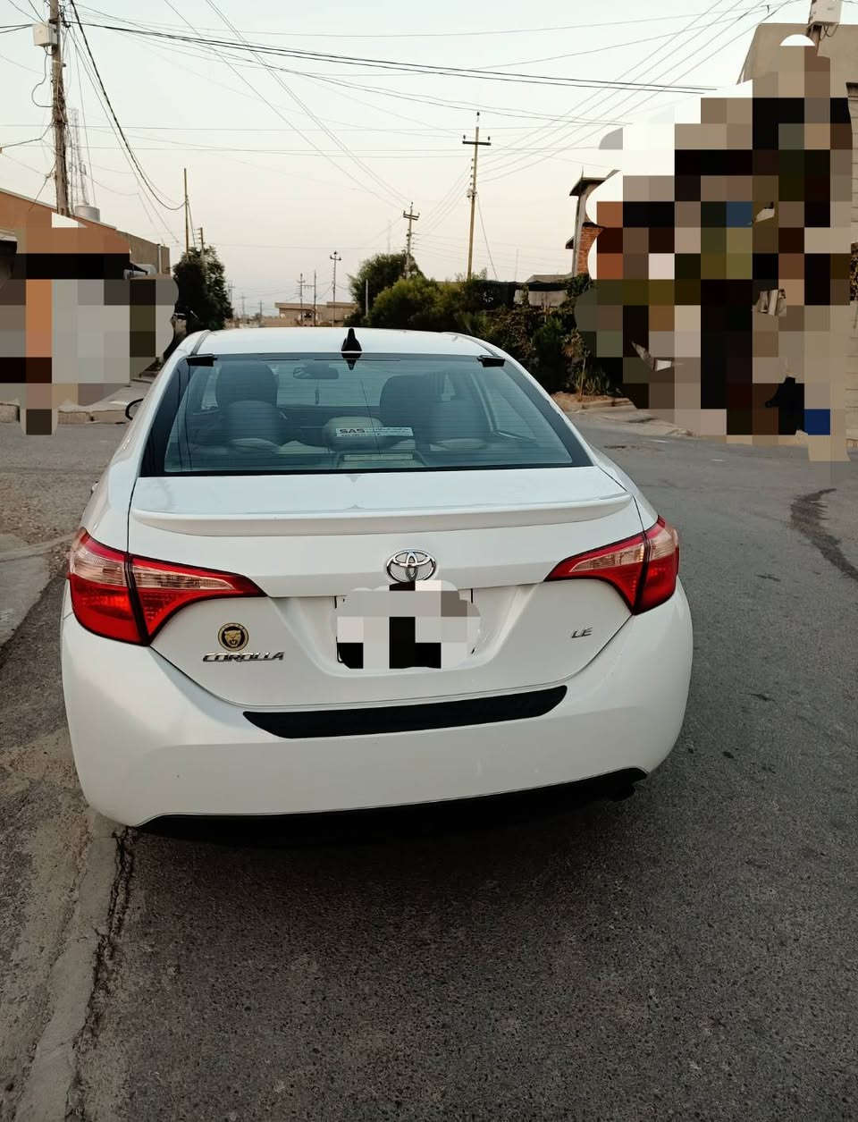 السلام عليكم
كورلا ١٧ وارد امريكي ثلاث قطع صبغ جاملغين وبونيد بدون دواخل محرك وگير شرط تبريد ثلج اربع تايرات جدد سياره جاهزه من الدعاميه للدعاميه 
السياره بسمي تريد تحويل تريد وكاله 
السعر ١٣٠$ وبيها مجال 
مكاني مخمور 
***********
