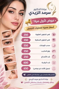 عيادة سرمد الزيدي • عمليات تجميل • تجميل أنف