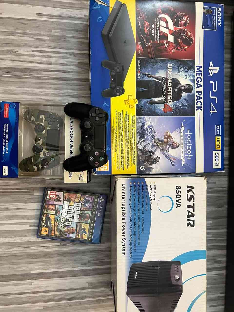 للبيع بلي فور سلم Ps4
ذاكره نص تيرا النضافه 99‎%‎ اخو الجديد استعمال قليل مع كامل الملحقات 

جوستكات اصليه عدد2

يو بي اس

قرصGTA5 

جاهز مابي اي نقص

العنوان بغداد المنصور

السعر 300 الف وبي مجال

للستفسار:***********
