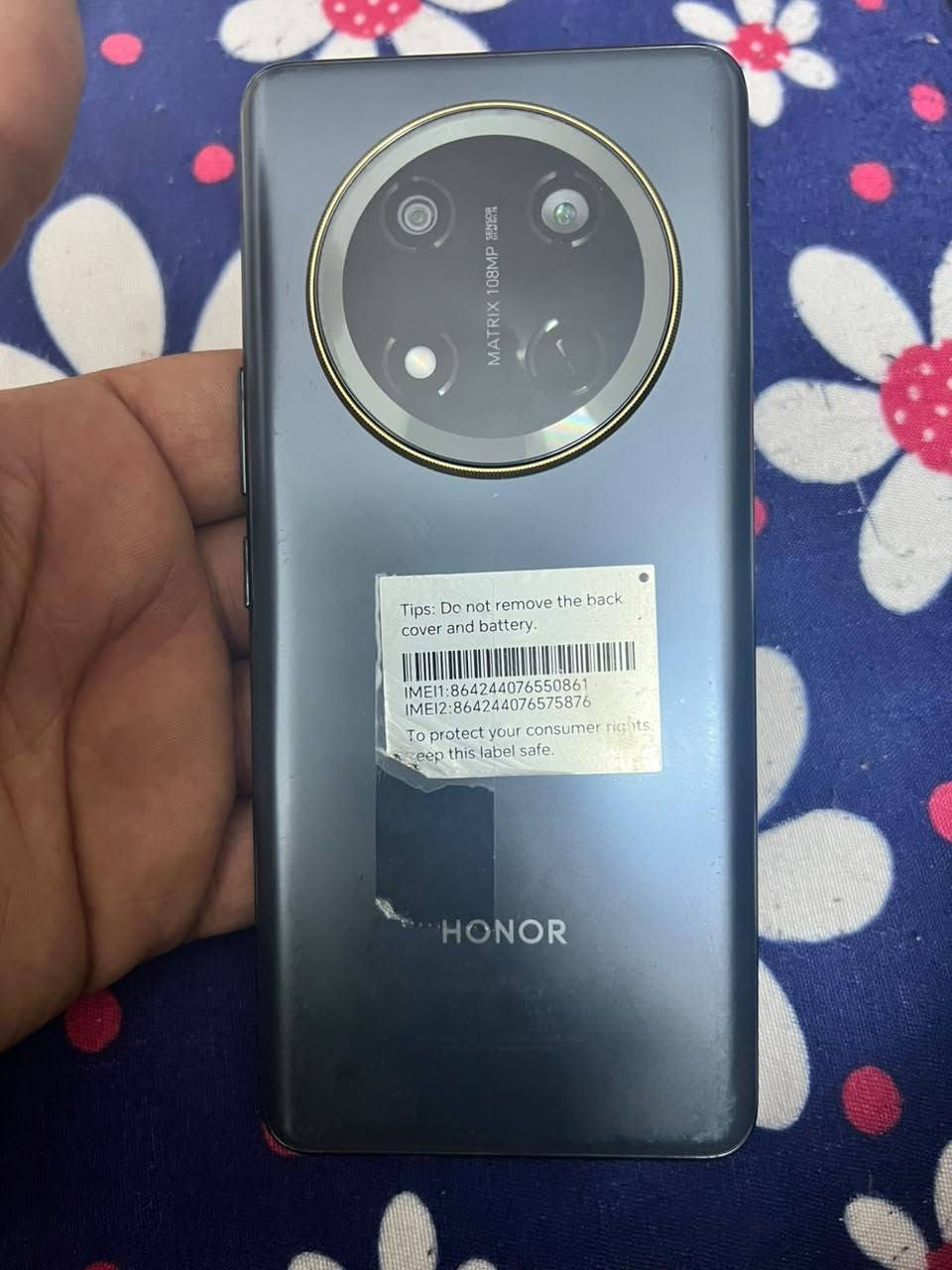 📱 للبيع HONOR X9c 🔥

✨ RAM 12GB
💾 ذاكرة 256GB
⚡ معالج Snapdragon 6 Gen 1
🖥️ شاشة AMOLED 120Hz
📸 كاميرا 108MP مع OIS
🔋 بطارية قوية 6600mAh
📶 يدعم 5G

✅ الجهاز نظيف وحالته ممتازة
✅ كامل الأغراض علبة + شاحن + كيبل
✅ الفحص أمام المشتري 

💰 السعر: 380 ألف دينار
🤝 بي مجال بسيط 
 رقم الهاتف ***********

نص مكتوب في الصور:
- Asiacell
- ٦٣٪
- أدخل بصمة إصبعك أو اسحب للأعلى لفتح القفل
- الأربعاء، ١٦ سبتمبر
- ٠١:١٦
- ***********