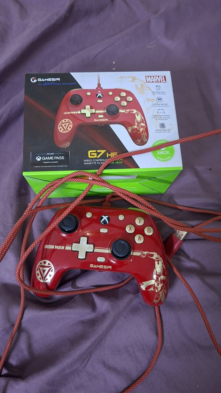 xboxسيريسx
بيع او مراوس وية سيريس s
2022
نضيف لا مفتوح ولا مصلح 🔥
بل حقيقة احلا من صورة 
جوستك بلادية كير ايسر بي درفت بسيط من وصعدة فوك يتصلح ب 10الف
وجوستك كيم سير نضيفة استعمال 5مرات 
وحتة كيم باس موجود 
رايدهن شلع ب750 وبيهن مجال 
***********
بغداد حي كوفة
