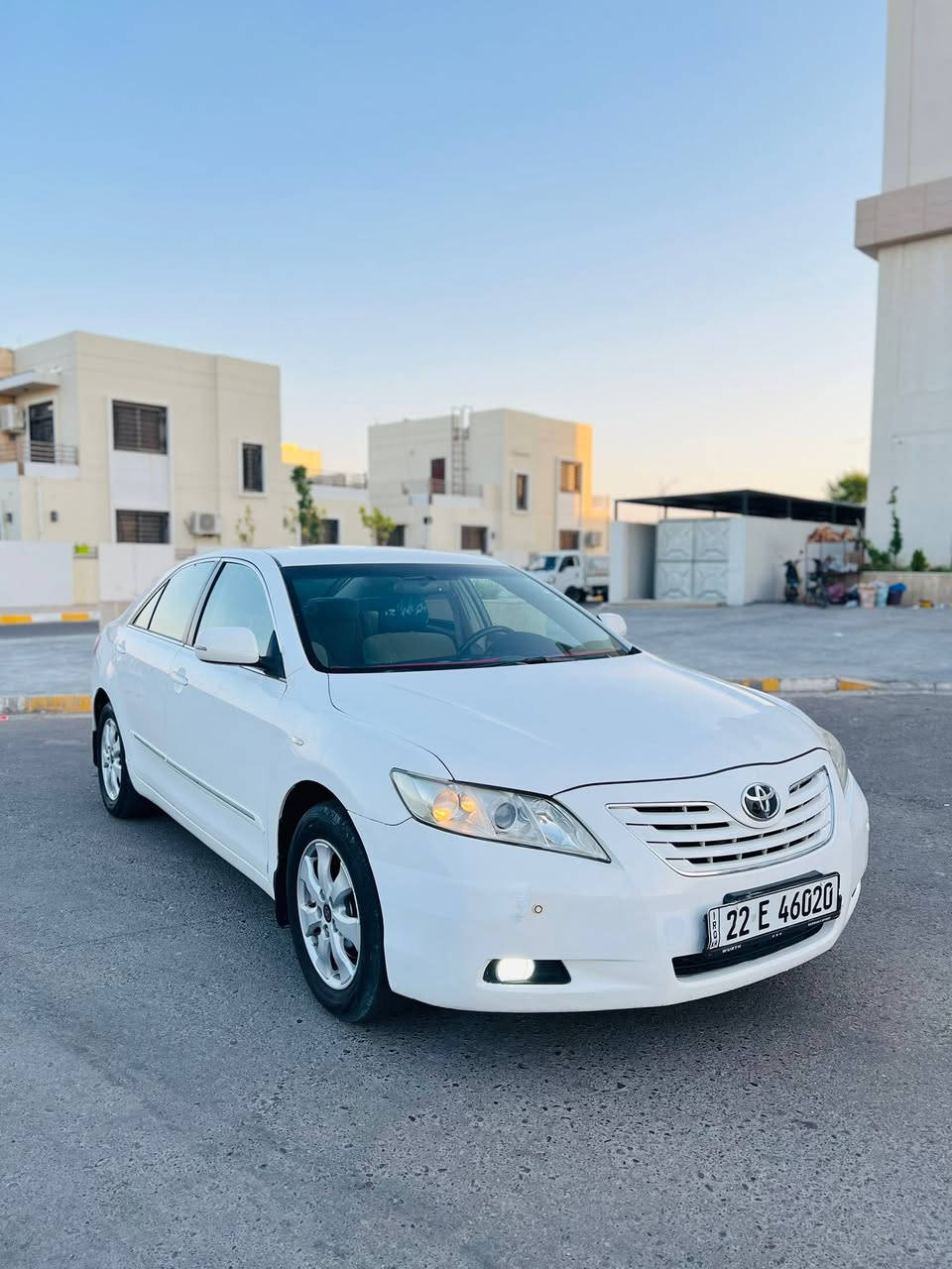 تويوتا كامري 2008 خليجي
سعر مناسب جداً 113$وبيها مجال
رقم اربيل دولي جديد (شرط التحويل والغرامات)
محرك 2400 (، لا تنقيص، لا تبخير) شرط
كير (شرط مامفتوح ، بدون أي عيب)
تبريد ثلج (شرط)
مواصفات GLX

المواصفات:
تبريد قطعتين
حساسات خلفية
صدر امامي وخلفي (جديد)
4 دسك
5ويل كب
تحكم مري كهربائي
تحكم سترين جهتين 
ومثبت سرعه
اشاير بالجاملغات (جانبية)
شاشة + كاميرا

السيارة جديدة (ترايها زيرو) شرط
السيارة كفالة من الصبغ و التبديل والبارد والرصعات 

مكان السيارة: صلاح الدين - تكريت
السعر: 113وبيها مجال 
للتواصل: ***********
