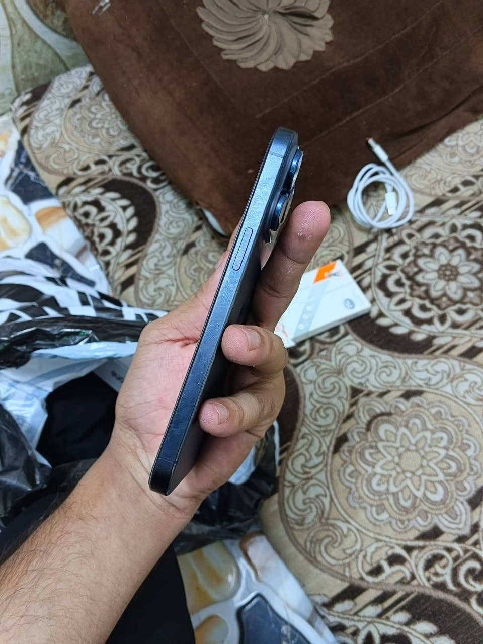 سلام عليكم ايفون 15 برو ماكس ذاكره 256 شرق اوسط دبل سيم بطاريه 85 نزلت بتحديث الجديد  كارتونه وشاحنته ويا الجهاز مستدبل شاشه سوووفت أولد اعلئ شي بل سوك 120 هيرتز شرط الفحص  ناصريه مركز ***********
