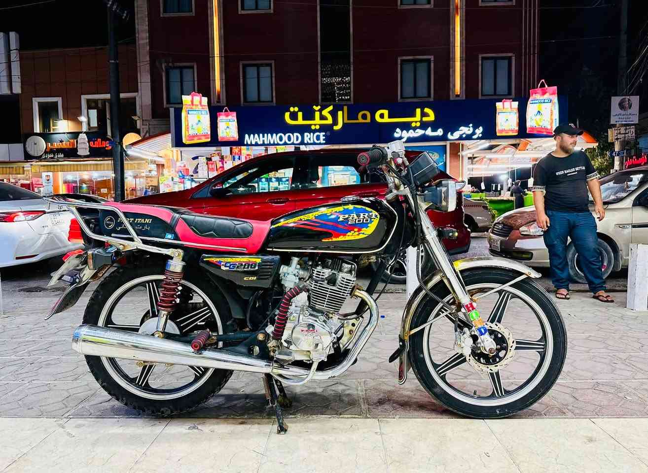 للبيع متور بارت عيتاني اساسي محرك 200Cc طلقة
كهربيات كامل شغال اوراق منفيس اصلي موجود  
سعر 490 الف وفي مجال بسيط للتواصل *********** وفي واتس اب
