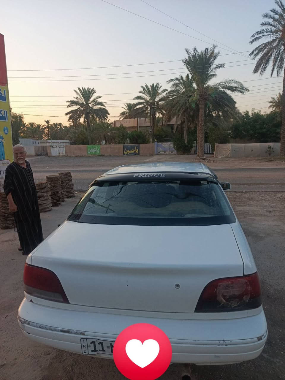 سلام عليكم 
برنس موديل 1996
لون ابيض 
السياره نضيفه 
كلشي شغال 
رقم بغداد مشروع وطني
السعر 30 وبيه مجال 
المكان بابل 
رقم الهاتف ***********
