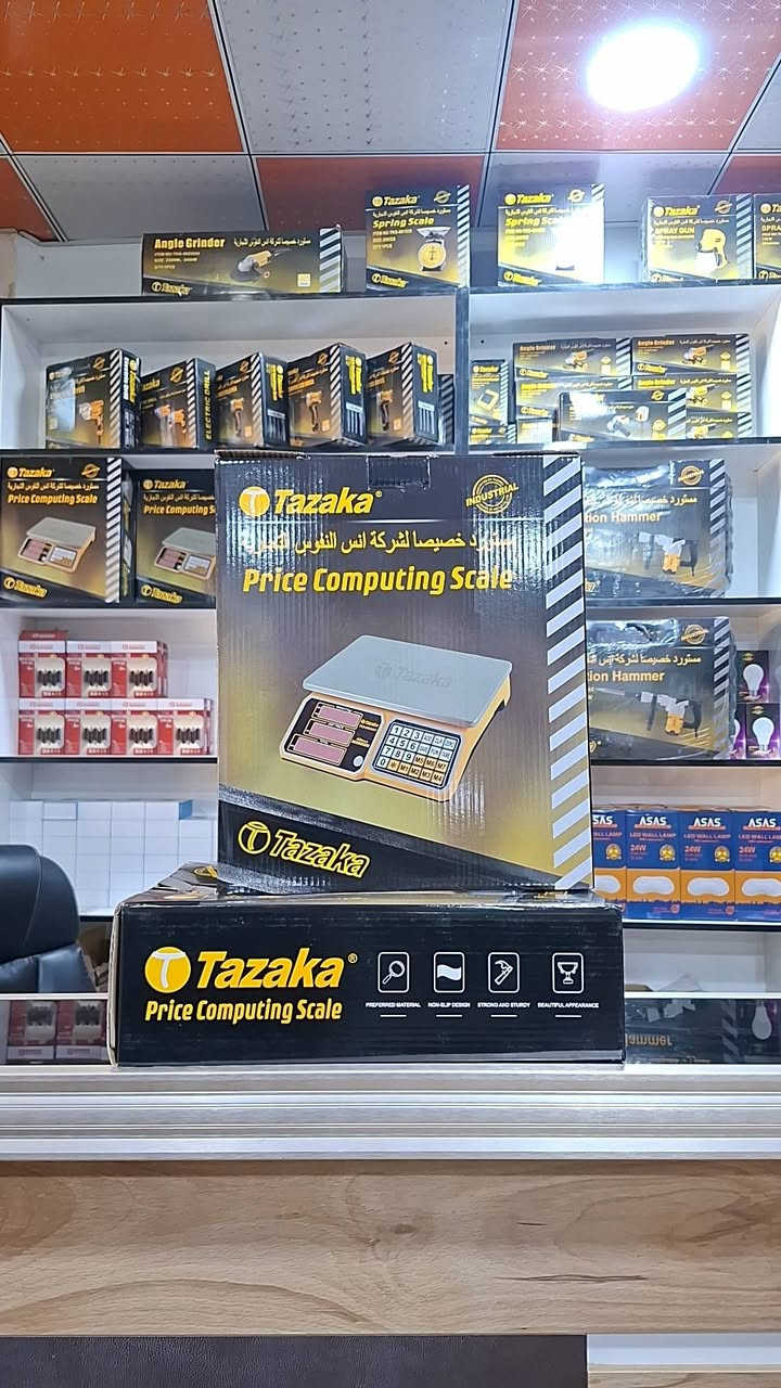 يتوفر في محلات الياقوت 
جميع المعدات الكهربائية والشحن من شركة  🟡Tazaka🟡

🔸️ دريل شحن دبل بطارية 
🔸️دريل كهربائي 
🔸️دريل همر 
🔸️ميزان الكتروني 40 كغم 
🔸️ميزان ساعة  20كغم 
🔸️كوسرة شحن 
🔸️كوسرة كهربائي بـ حجمين (115, 230)
🔸️بلور شحن دبل بطارية 
🔸️بلور كهربائي
🔸️مسدس صبغ كهربائي
📍موقعنا:ديالى /كنعان الشارع العام 
للأستفسار والطلب:***********
 #محلات_الياقوت
#Tazaka
#معدات
#كوسرة
#دريل
#بلور
#ميزان
