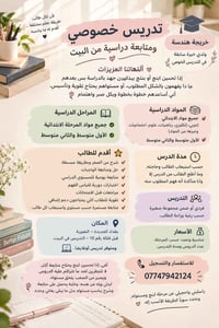 تدريس خصوصي • ابتدائي ومتوسط • النعيرية