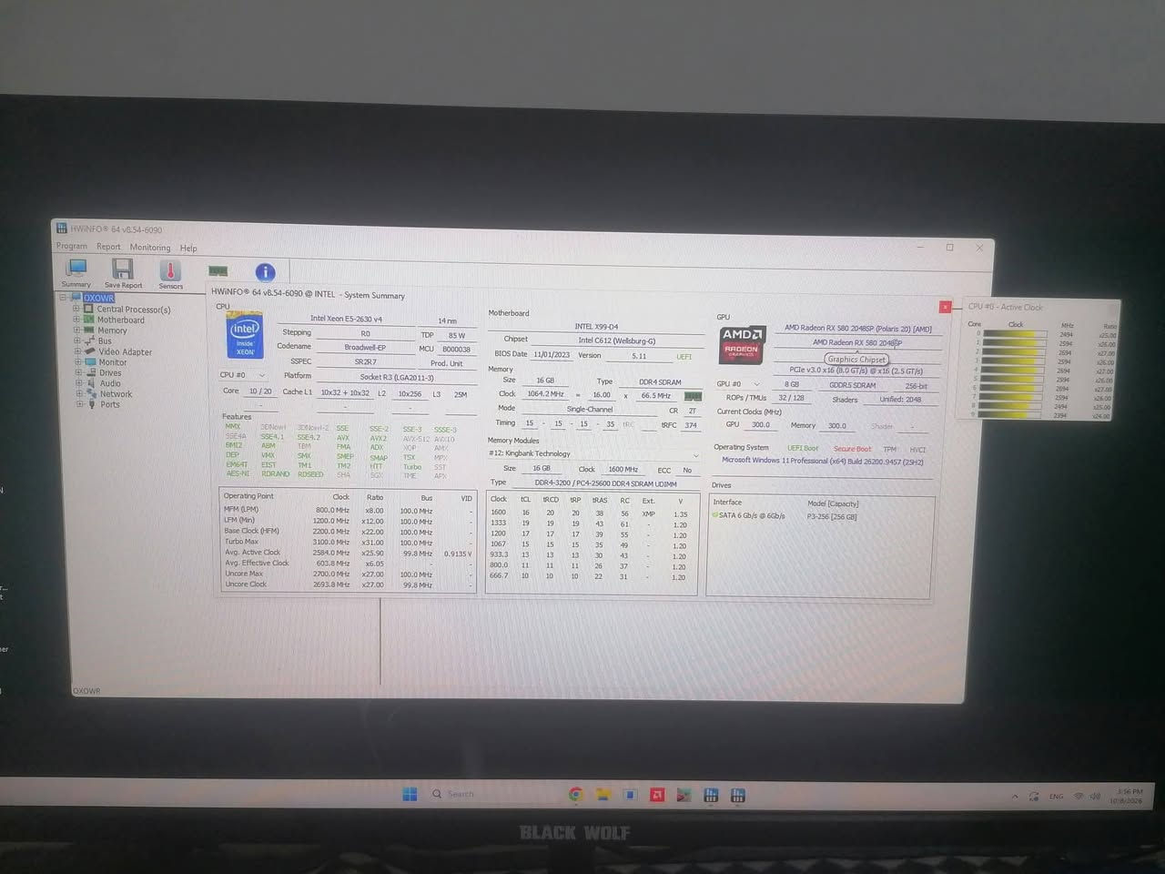 كرت RX580 • Xeon E5-2630 v4 • رام 16GB