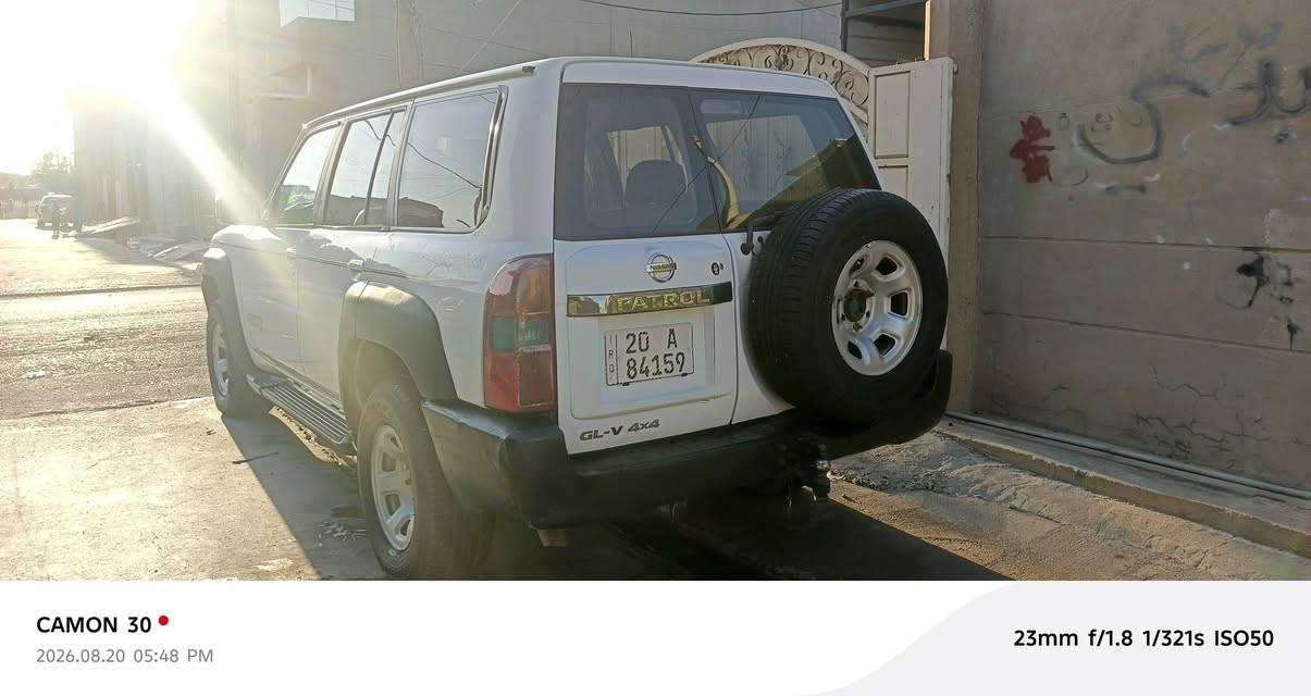 سلام عليكم بترول سفاري 2008 رقم ديالى نكليزي باسمنه تحويل ثاني يوم كير محرك تبريد صدر تخم تاير معه سبير كلهه كفاله بيهه فقط قطعتين صبغ بدون ضربه باقي سياره كفاله  مكاني كركوك *********** سعر خاص ملاحضه منضومه غاز كامله فقط نقص تانكي شد تفول غاز
