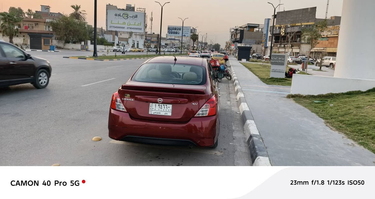 السلام عليكم
‏
‏نيسان فيرسا موديل 2019
‏اللون .دم الغزال 
‏الرقم بابل 
‏تحكم استيرن جام كهرباء.. تحكم مري جانبية كهرباء.. شاشة وكاميرا.. ABS...مانع انزلاق.. 
‏باتري جديد
‏#حدادية جديدة
‏ #تايرات جديدة قبل 3 ايام 
‏#تدفئة -, تبريد ثلج ⛄
‏السيارة باسمي -تحويل فوري 
‏اي استفسار التواصل ع الخاص او رقم الهاتف ( واتساب) ***********
‏***********
‏السعر 90 وبيها مجال للشراي 
‏العنوان حله مركز المدينه اتصل او سهله 
‏
