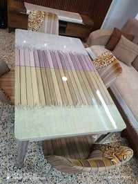 ميز طعام • يتكبر ويتصغر • ٤ كراسي