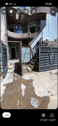 بيت مساحه 150 متر 7.5*20 4 غرف نوم درج مدور طابقين كامل ما عدى الارضيا...