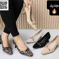 حذاء نسائي • كعب طبي • مقاسات ٣٦-٤٠