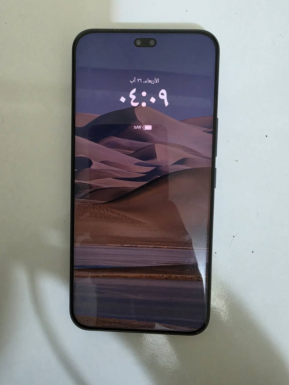 موبايل هونر 400 برو مستعمل نظافة 100% للبيع
استعمال 11 شهر فقط تصوير و مشاهدة محتوى.
الذاكرة 512GB و الرام 12GB+12GB.

المعالج Snapdragon 8 Gen 3.

بطارية 6000.

الشاشة اموليد 120 هرتز.

مع العلبة و الشاحن الاصلي مال جهاز 100 واط كذلك نظيفات و بحالة ممتازة.

السعر 650 ألف.

فقط بيع بدون مراوس.

العنوان: بغداد-الرصافة-شارع الكفاح- تقاطع الصدرية و شارع الهادي.

التواصل واتساب ***********
