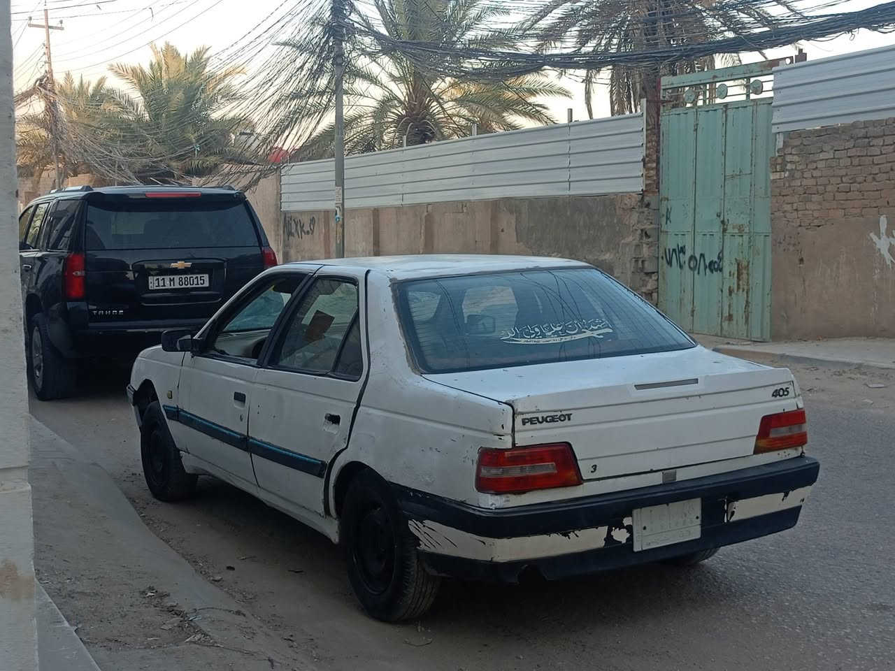 السلام عليكم بيجو 405 مكينه وكير وتبريد وحداديه فول 
رقمها نجف غرامات مصفره راعيها ما اندله اكفلك سرقه وعشائر مكانها نجف السعر 14 وبيها مجال ***********
