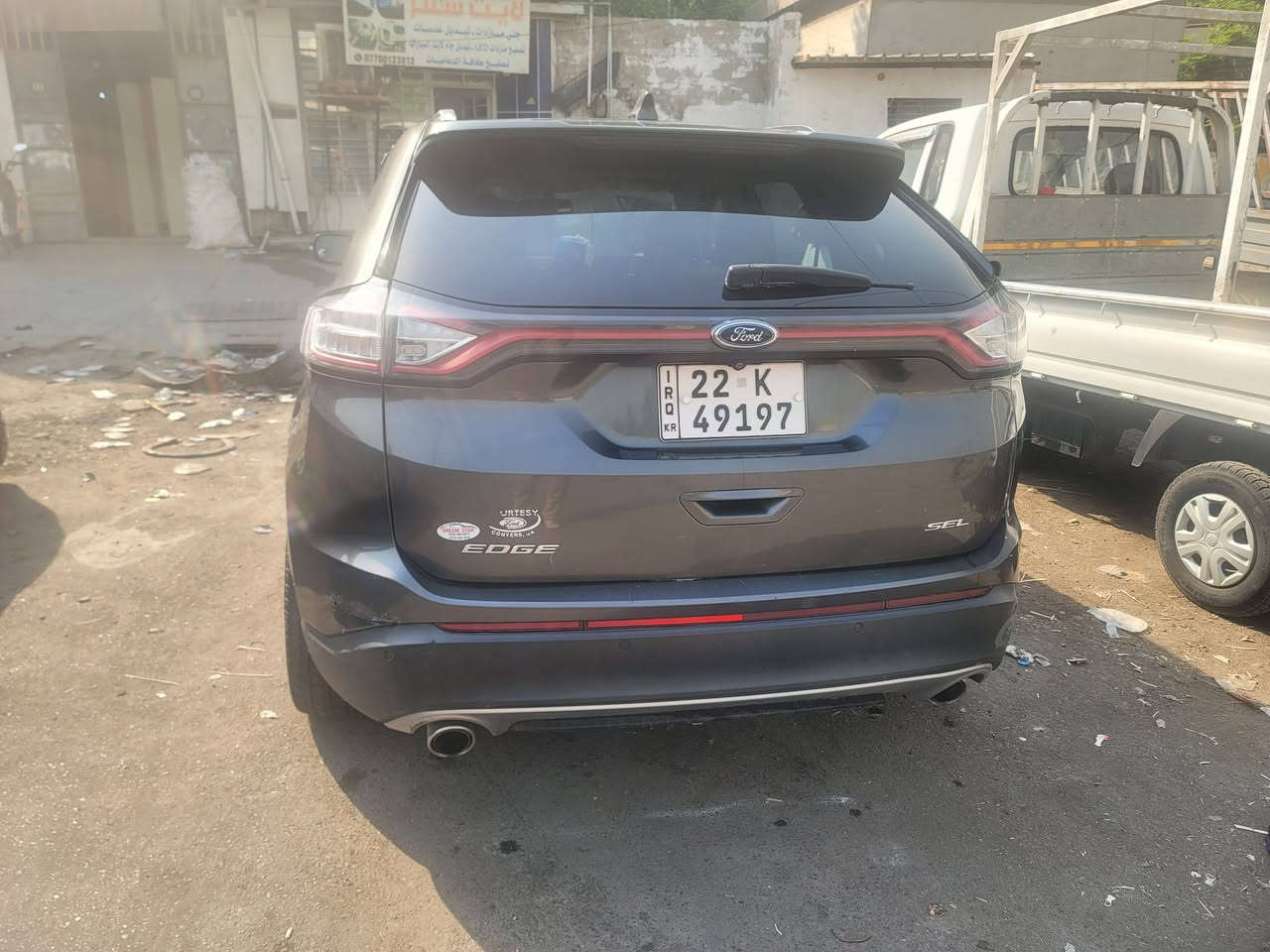سلام عليكم من رخصة الادمن فورد ايدج موديل ١٧ قطعه وربع صبغ فقط وبيها بعض الأماكن بارد محرك و وتبريد وحداديه كفاله عامه محرك سته سلندر  السعر ١٣٠ $
رقم المبايل *********** 
سلام عليكم من رخصة الادمن فورد ايدج موديل ١٧ قطعه وربع صبغ فقط وبيها بعض الأماكن بارد محرك و وتبريد وحداديه كفاله عامه محرك سته سلندر  السعر ١٣٠ $
