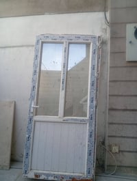 باب بلاستيك • بدون ضرر • ١م عرض ٢١٠سم