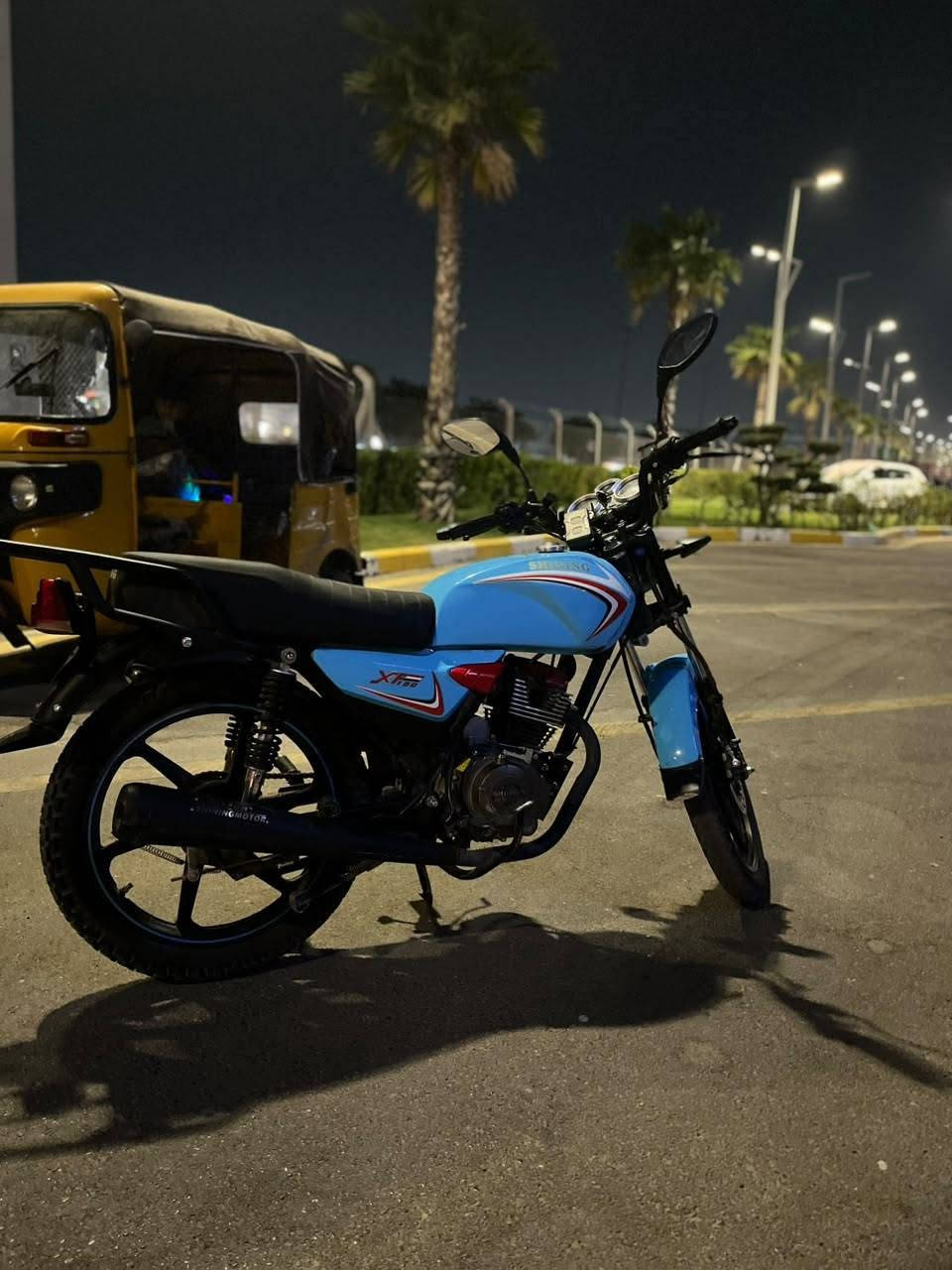 شاينينغ 150cc موديل 25 صارلها 6 اشهر نازله للشارع مكفوله مكينه وكهربائيات سعر 850الف وبيها مجال بسيط للاستفسار ***********
