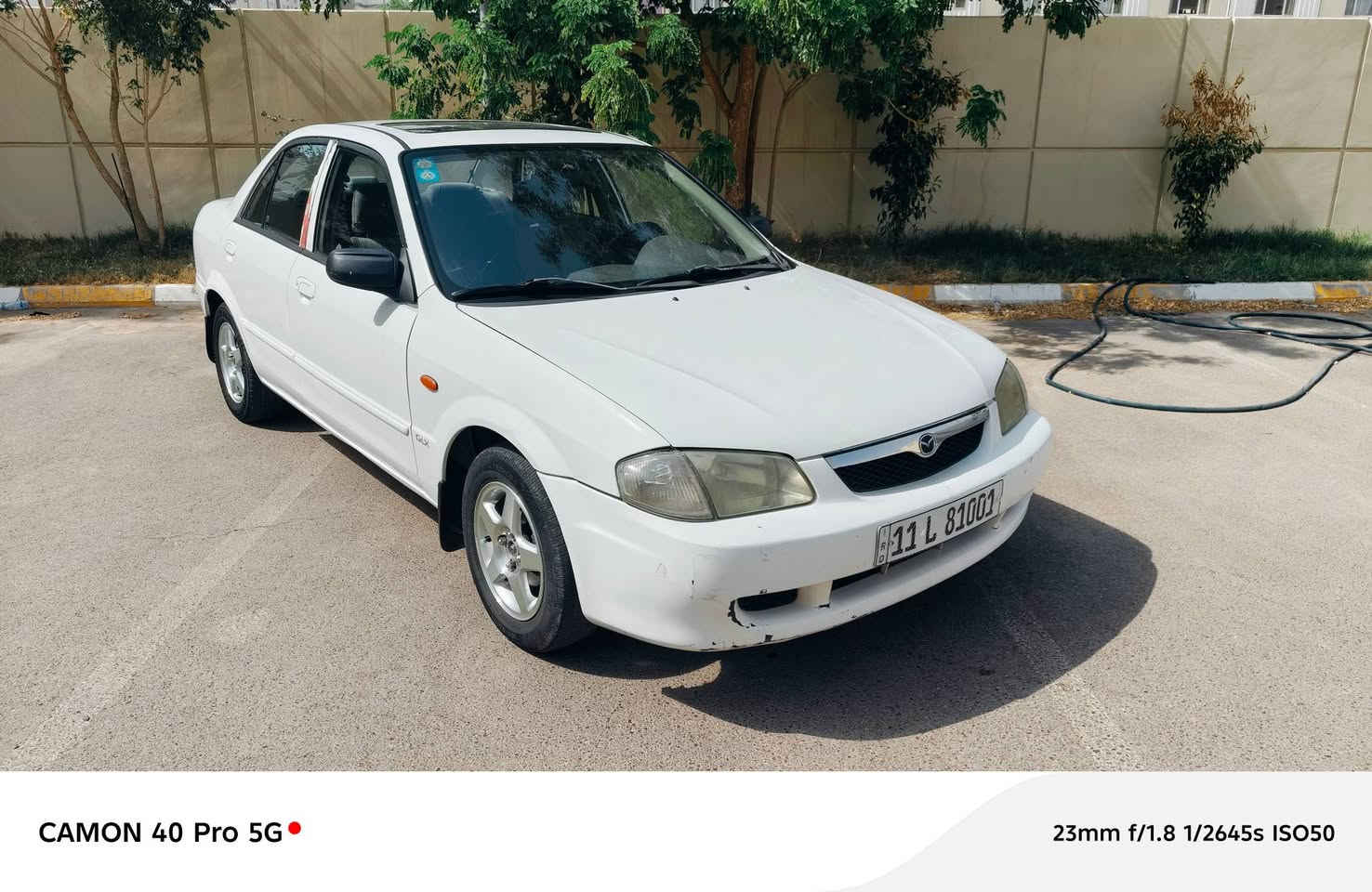 مازدا موديل 99 للبيع
السلام عليكم
السيارة بلادية رقم بغداد بسمي 
السيارة جاهزة من كلشي
مكان السيارة بغداد مجمع بسماية 
للاستفسار *********** بي واتساب

نص مكتوب في الصور:
- CAMON 40 Pro 5G 23mm f/1.8 1/2774s ISO50
- CAMON 40 Pro 5G 23mm f/1.8 1/2645s ISO50
- CAMON 40 Pro 5G 23mm f/1.8 1/3345s ISO50
- CAMON 40 Pro 5G
- 23mm f/1.8 1/635s ISO50
- CAMON 40 Pro 5G 23mm f/1.8 1/1034s ISO50