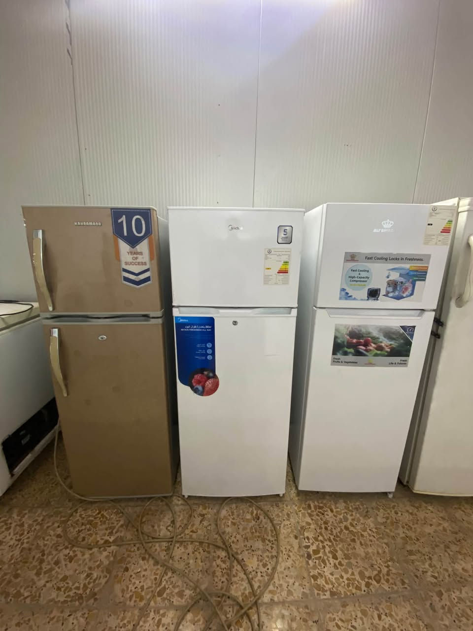معرض زعفران هوم 
متوفر أفضل أنواع 
ثلاجات🤞+مجمدات🤞
بأسعار مناسبه عنوان زعفرانيه اسواق مريم مقابيل جسر يوجد توصيل ***********
