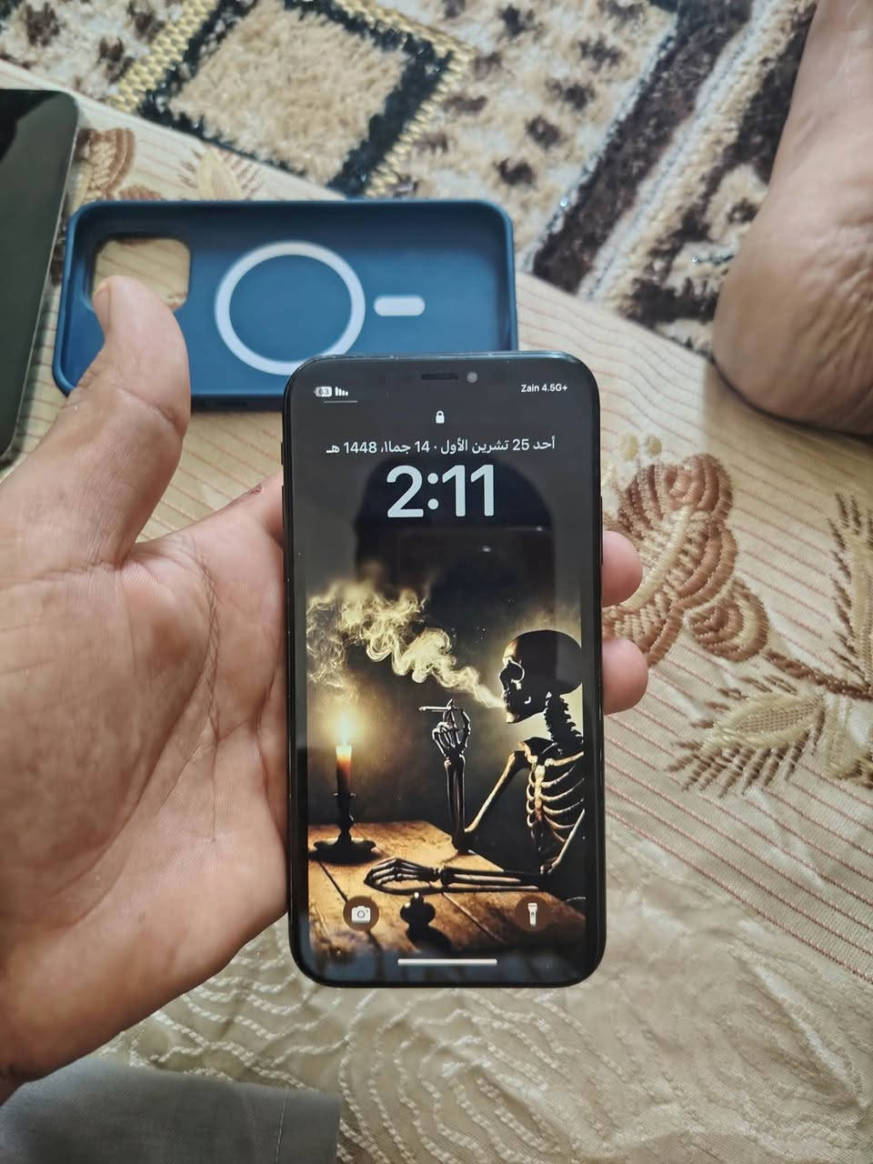 آيفون اكس آر • نضيف • شاشة وبطارية مبدلة