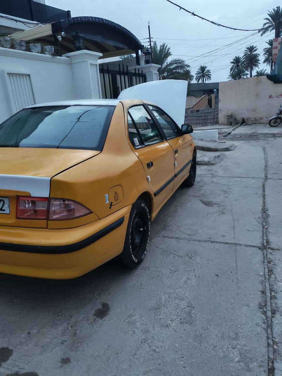 سمند موديل ١٢ رقم بغداد إنكليزي مصفر هيه وغرامه بلاديه لا صبغ لا ضربه سعر ٣٤ وبي مجال بسيط رقم ***********
